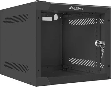Kasë muri Lanberg WF10-2304-10B, 10 inç, 4U, Çelik, E zezë
