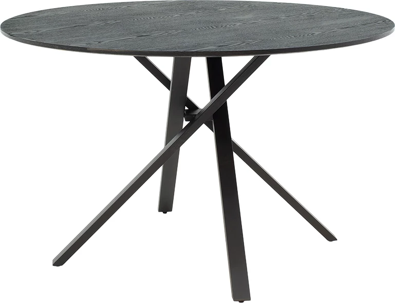 Tavolinë ngrënieje Cerco, MDF, e zezë, 120x75cm