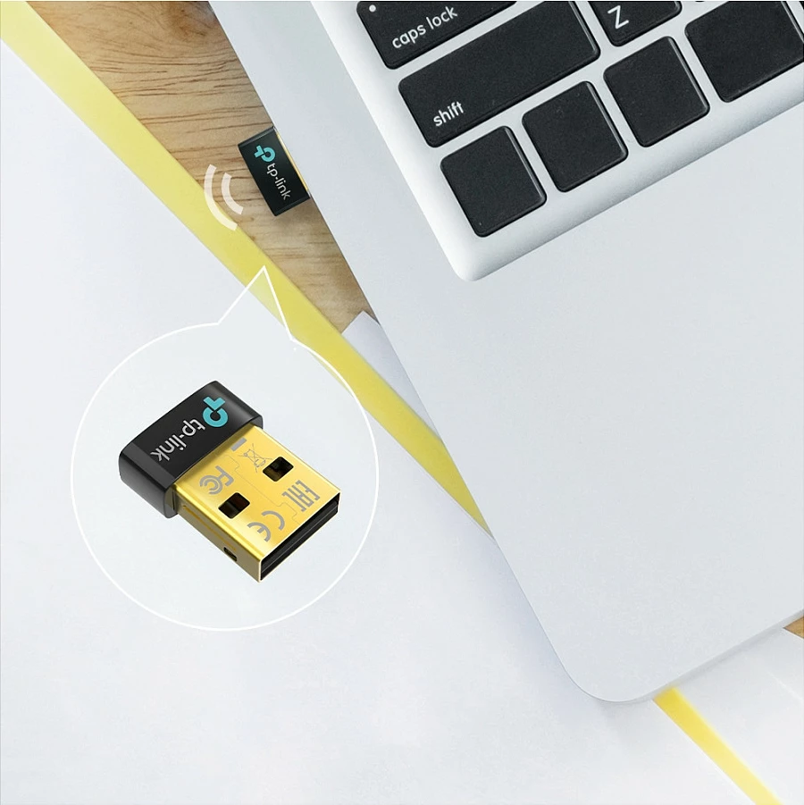 Adapter USB Bluetooth TP-Link UB5A, Bluetooth 5.0, USB 2.0, nano, e zezë