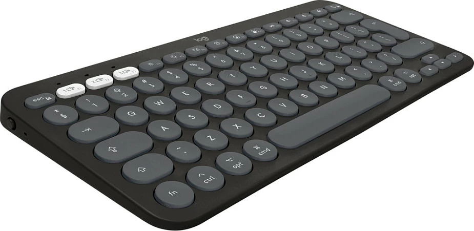 Set tastierë dhe Maus Logitech Pebble 2 Combo for Mac (K380s/M350s), Wireless RF + Bluetooth, QWERTY, Graphite