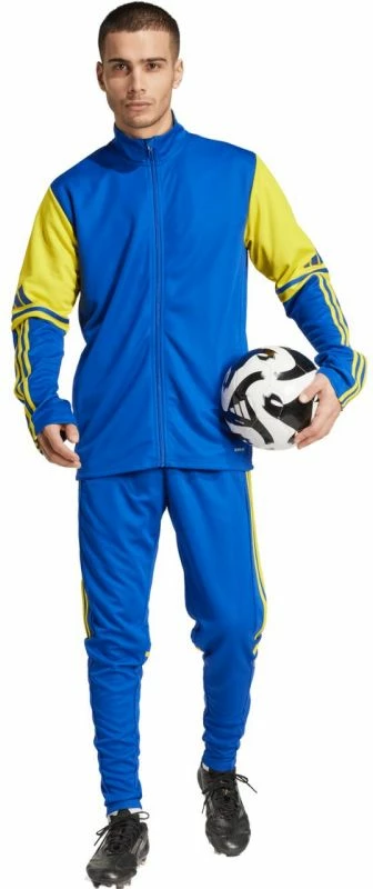 Pantallona për meshkuj adidas, të kaltra-verdhë