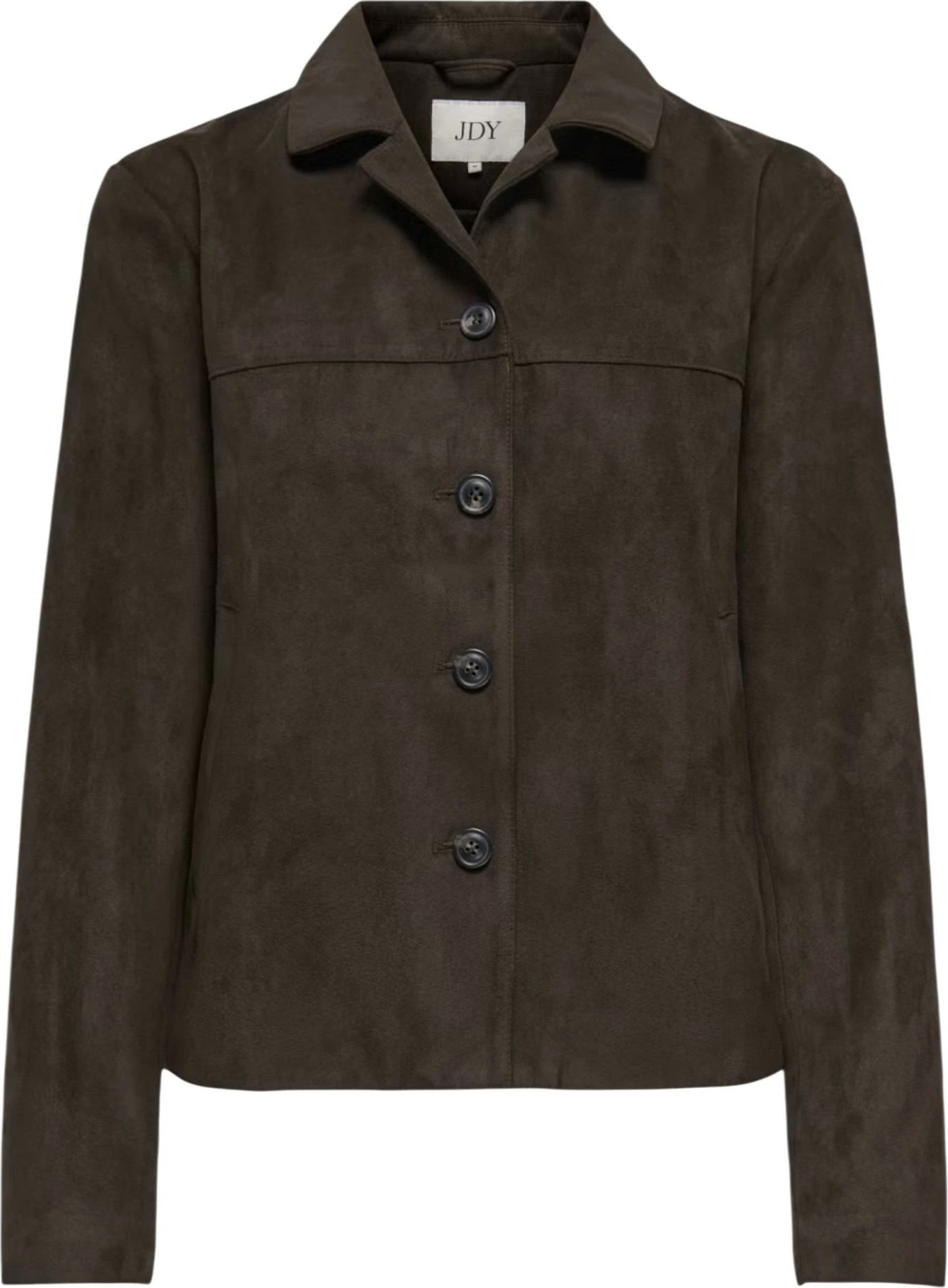 Jakne femra Jacqueline de Yong JDYNICO Faux Suede, kafe e errët [Madhësia: M]