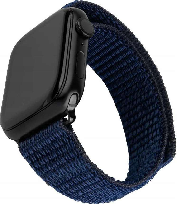 Rrip najloni Sporty Fixed FIXNST2-434-DBL për Apple Watch 42/44/45mm, mbyllje Velcro, 160-210 mm, blu e errët