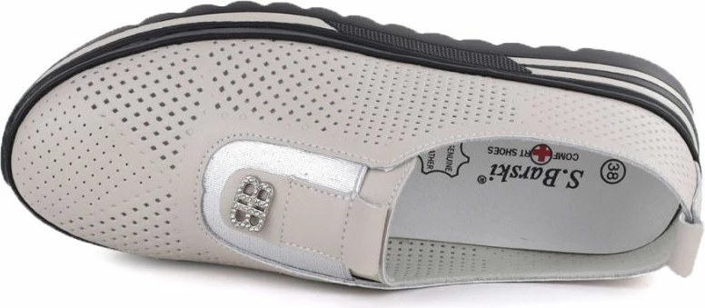 Këpucë platforme për femra S.Barski 7092, bezhë