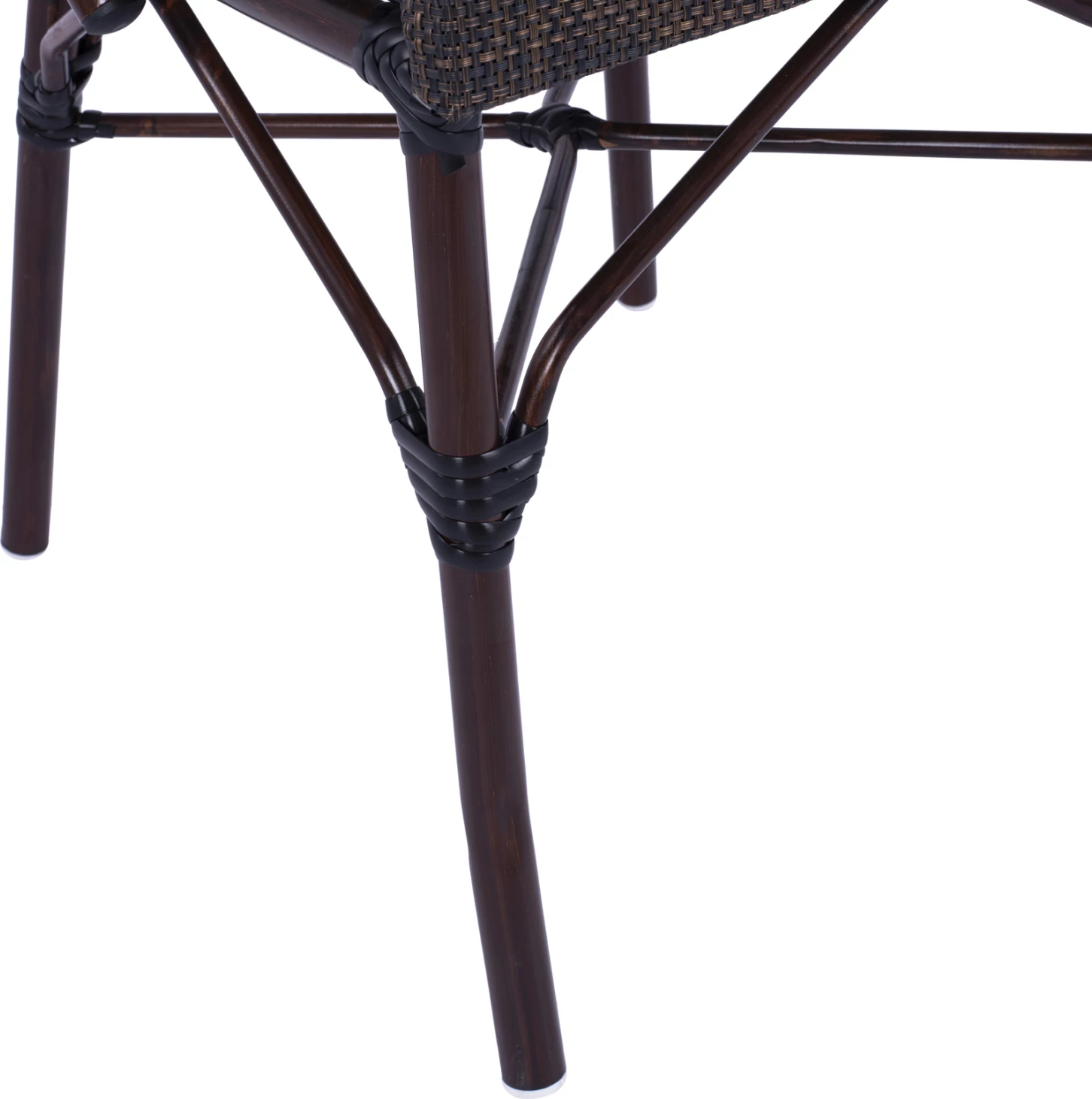 Karrige metalike pamje bambuje, ngjyrë kafe, FH5718, 54x62x89 cm