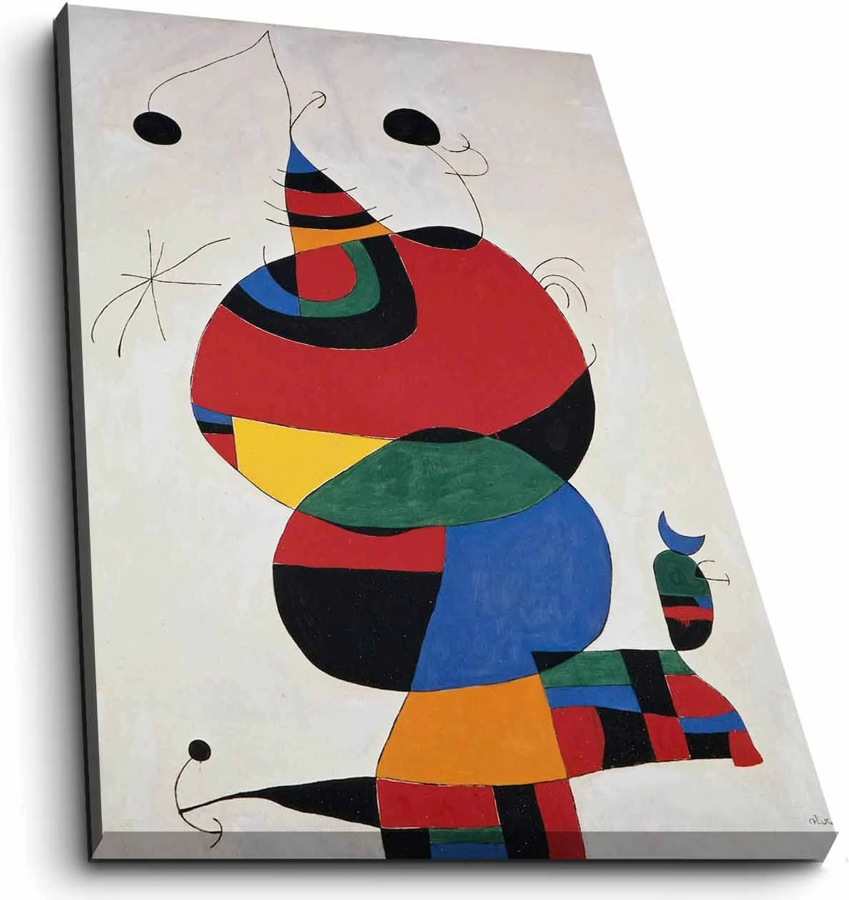 Pikturë dekorative në kanavacë, shumëngjyrëshe, FAMOUSART-079, 45x70cm