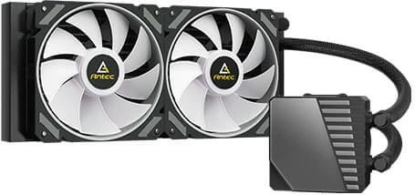 Ftohës i lëngshëm Antec SYMPHONY 240, ARGB, 2x12cm, i zi