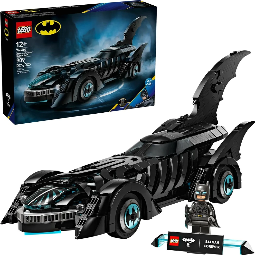 Set LEGO Batman Batmobile 76304 me minifigurë, i zi