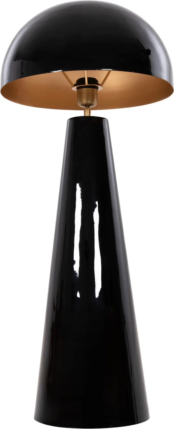 Llampë dyshemeje SMUSH, FH4257.04, metal, ngjyrë e zezë, kapak rrotullues, Φ36,5x84H cm