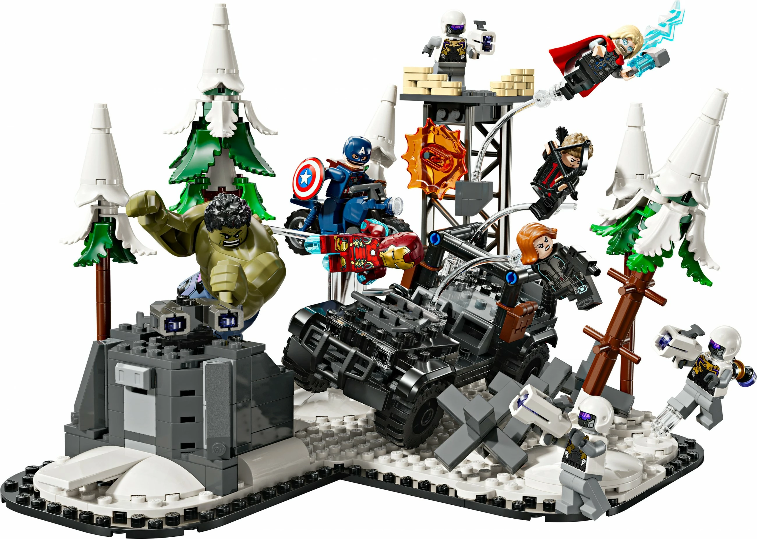 Set ndërtimi LEGO Marvel 76291 Avengers Assemble: Age of Ultron, 613 pjesë, multikolor