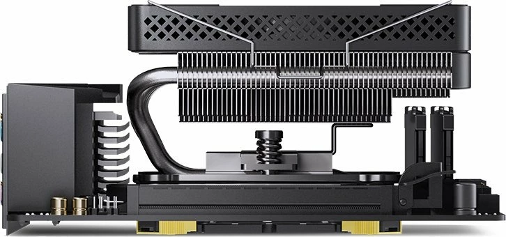 Ftohës CPU Jonsbo HP-600, 120mm, 6 heatpipes, 210W TDP, i zi