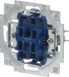 Ndërprerës elektrik Busch-Jaeger 2000/6/6 US-101, 1-polësh, blu metalike