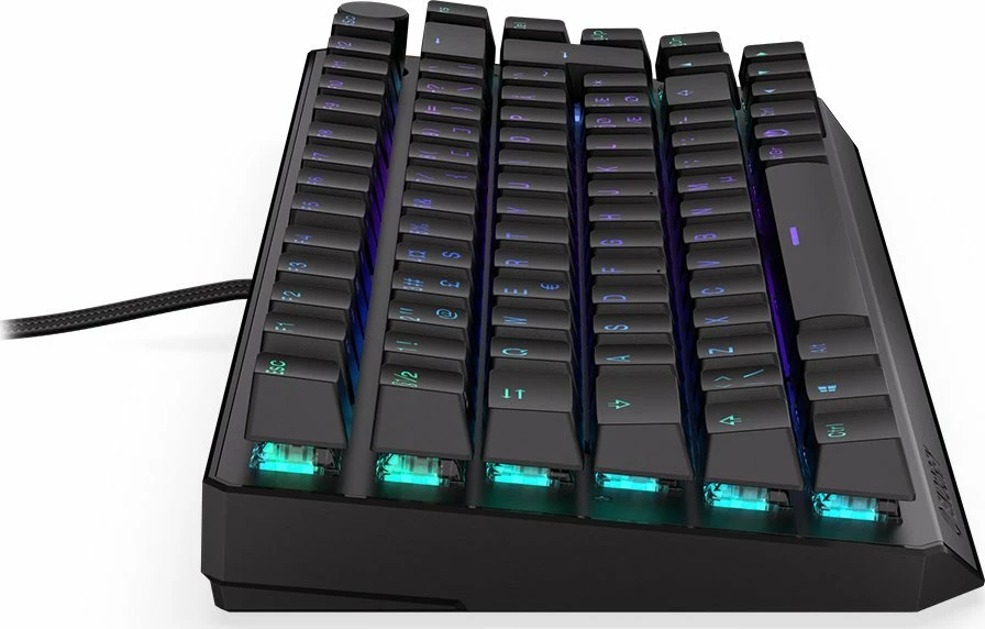 Tastierë mekanike gaming Endorfy Thock 75% EY5B007, Kailh Red, RGB, Nordic layout, wireless + USB-C, e zezë