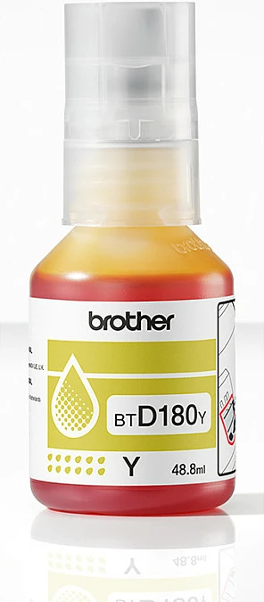 Shishe boje Brother BTD180Y, për DCP-T580DW/T583DW/T780DW, 5000 faqe, e verdhë