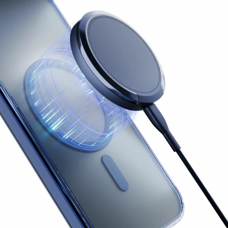 Maskë telefoni 3mk Frosty MagCase për iPhone 15 Pro Max, blu