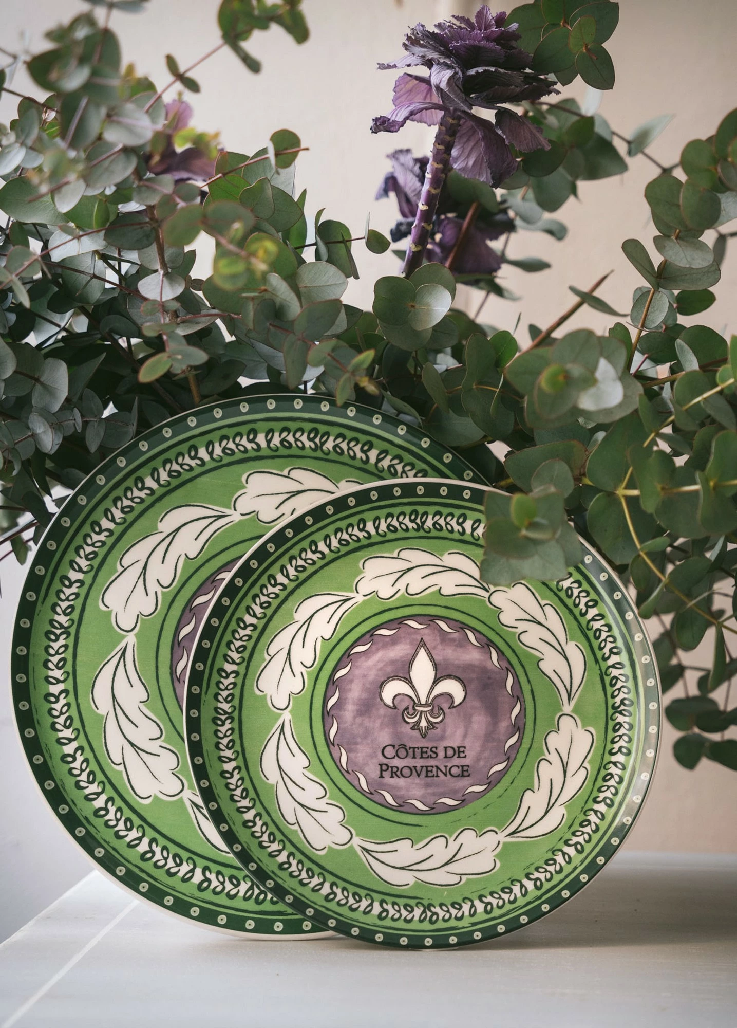Pjatë shërbimi, ngjyrë lejla, Hermia, PRC0006