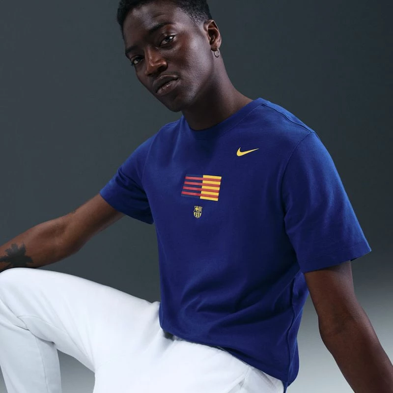 Maicë për meshkuj Nike FC Barcelona, kaltër [Madhësia: S]