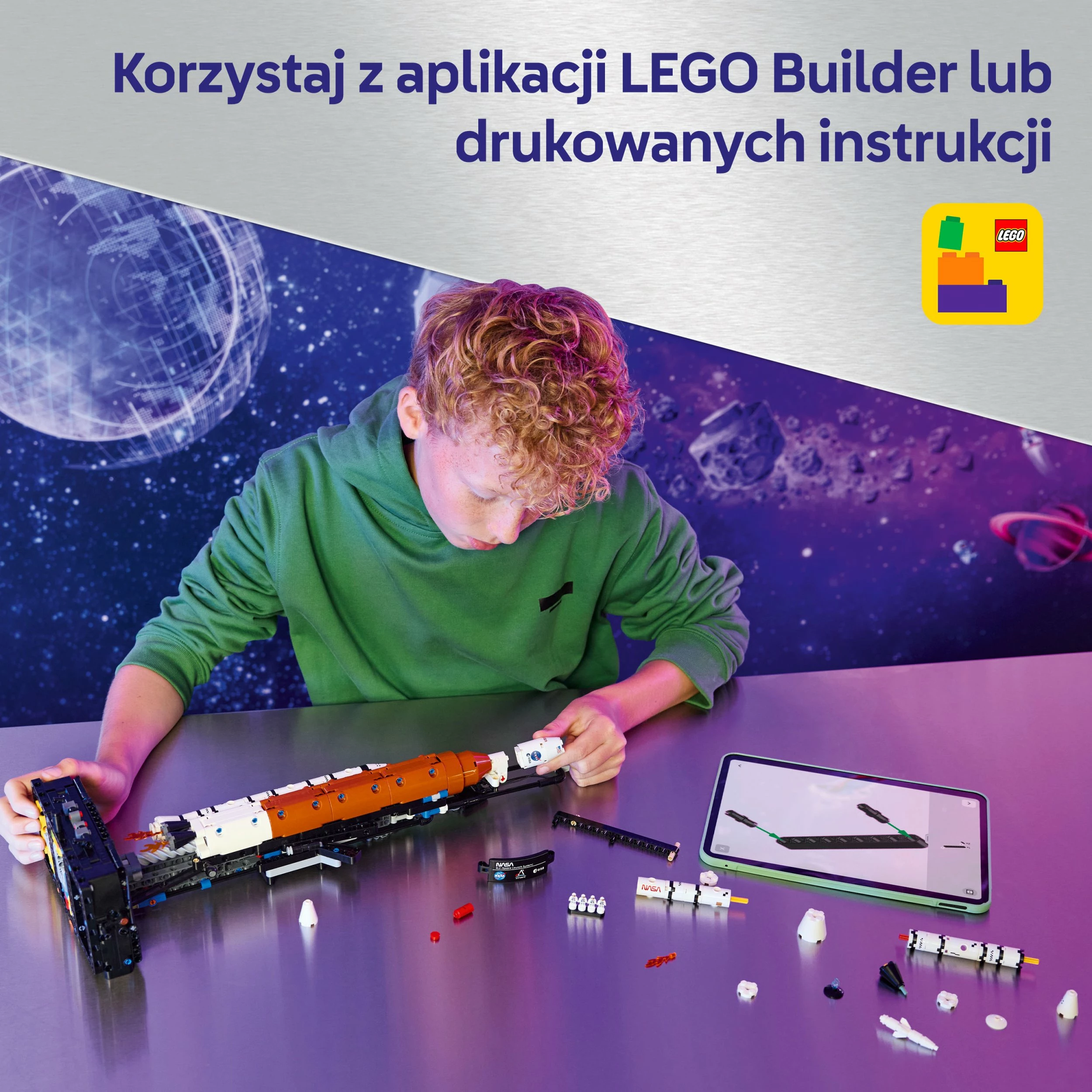 Set ndërtimi LEGO Technic SLS NASA Artemis Rocket 42221, 632 copë