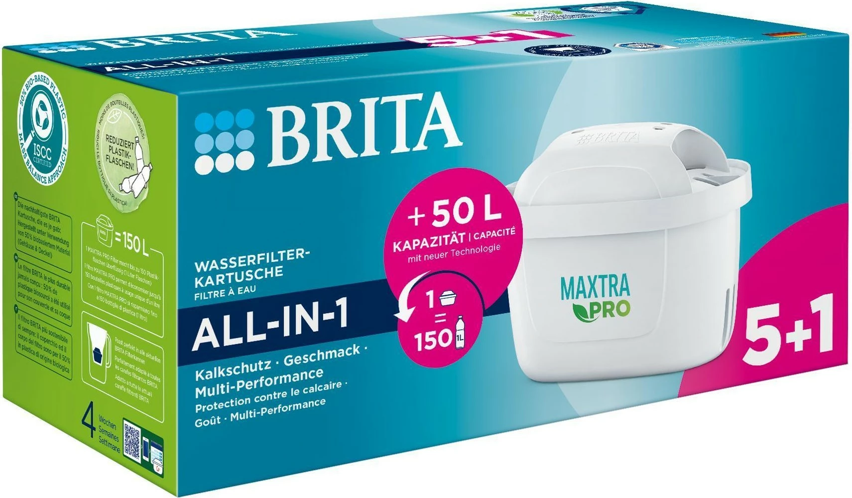 Filtru i ujit Brita MAXTRA PRO, i bardhë