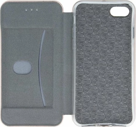 Mbështjellës HAVANA Premium Soft Flip 10666 për Huawei P40 Lite E, me magnet, me xhep karte, rozë