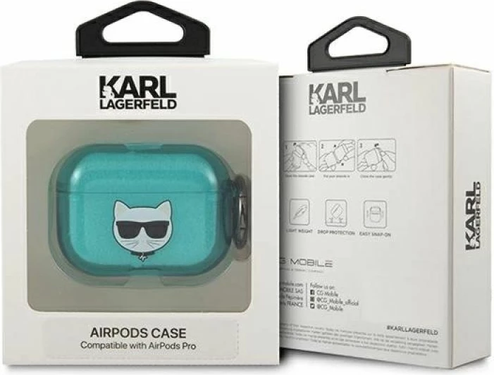 Kutí AirPods Pro Karl Lagerfeld Choupette, kaltër