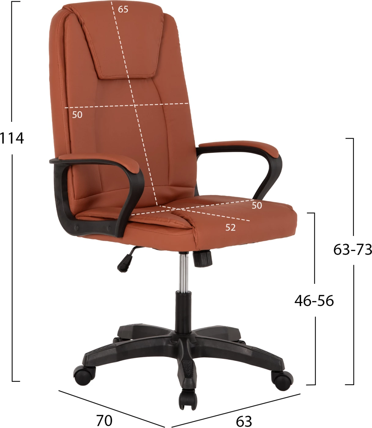 Karrige për zyre FH1188.02, e kaftë