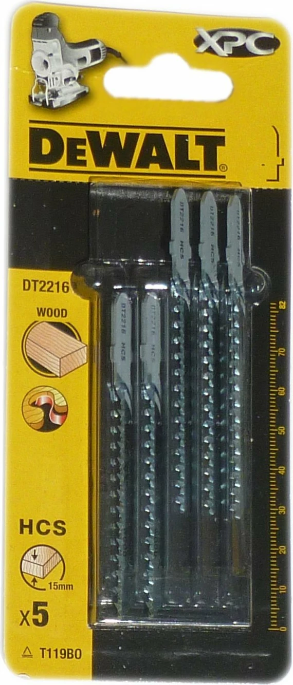 List për sharrë vbod DeWalt DT2216 XPC 82 mm prerje e imët për dru/laminat, 5 copë