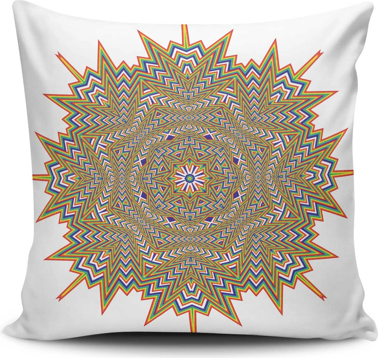 Jastëk dekorativ Aberto Design, MANDALA-33, shumëngjyrësh, 43x43cm