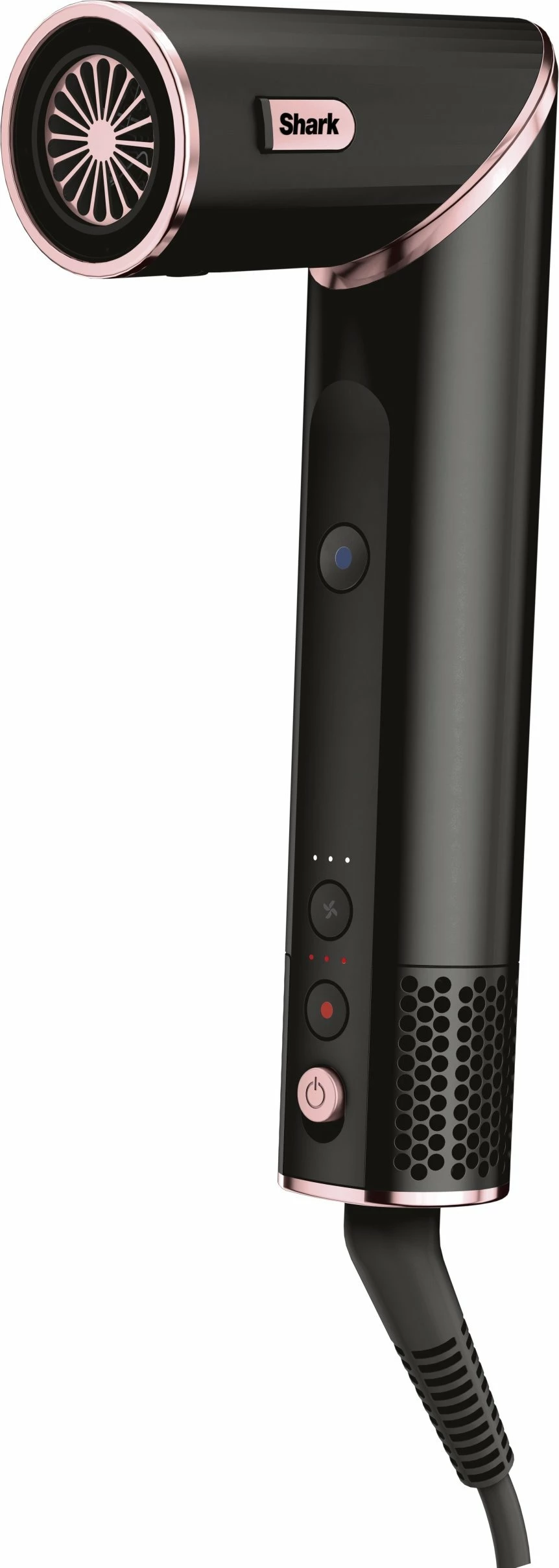Tharëse flokësh dhe stilues 2-në-1 Shark FlexStyle HD424EU 1400 W, 3 aksesorë + çantë ruajtjeje, e zezë/rozë e artë