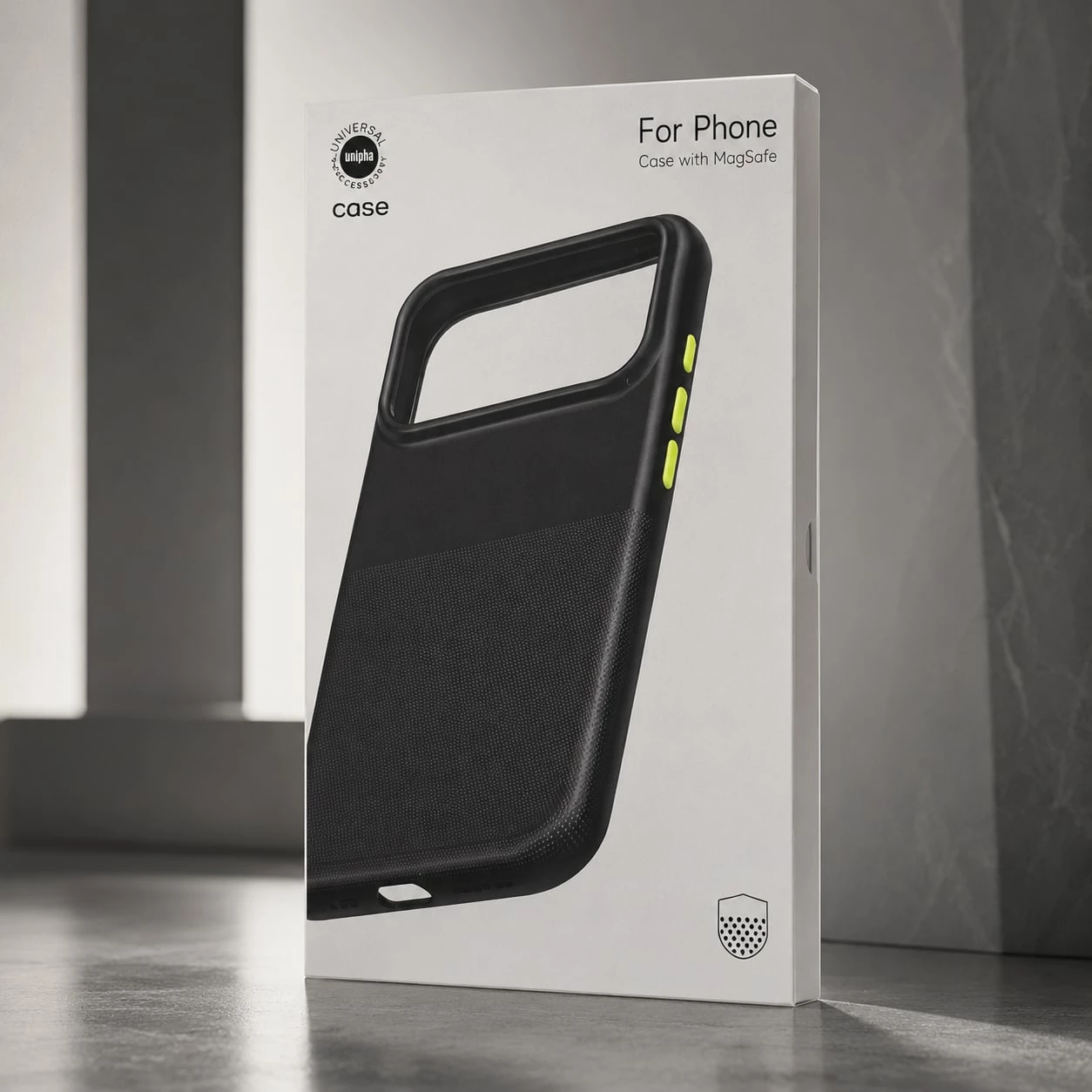 Maskë për Samsung Galaxy S26 Ultra me MagSafe - Case Mbrojtëse e Zezë me Butona Kontrast dhe Dizajn Premium