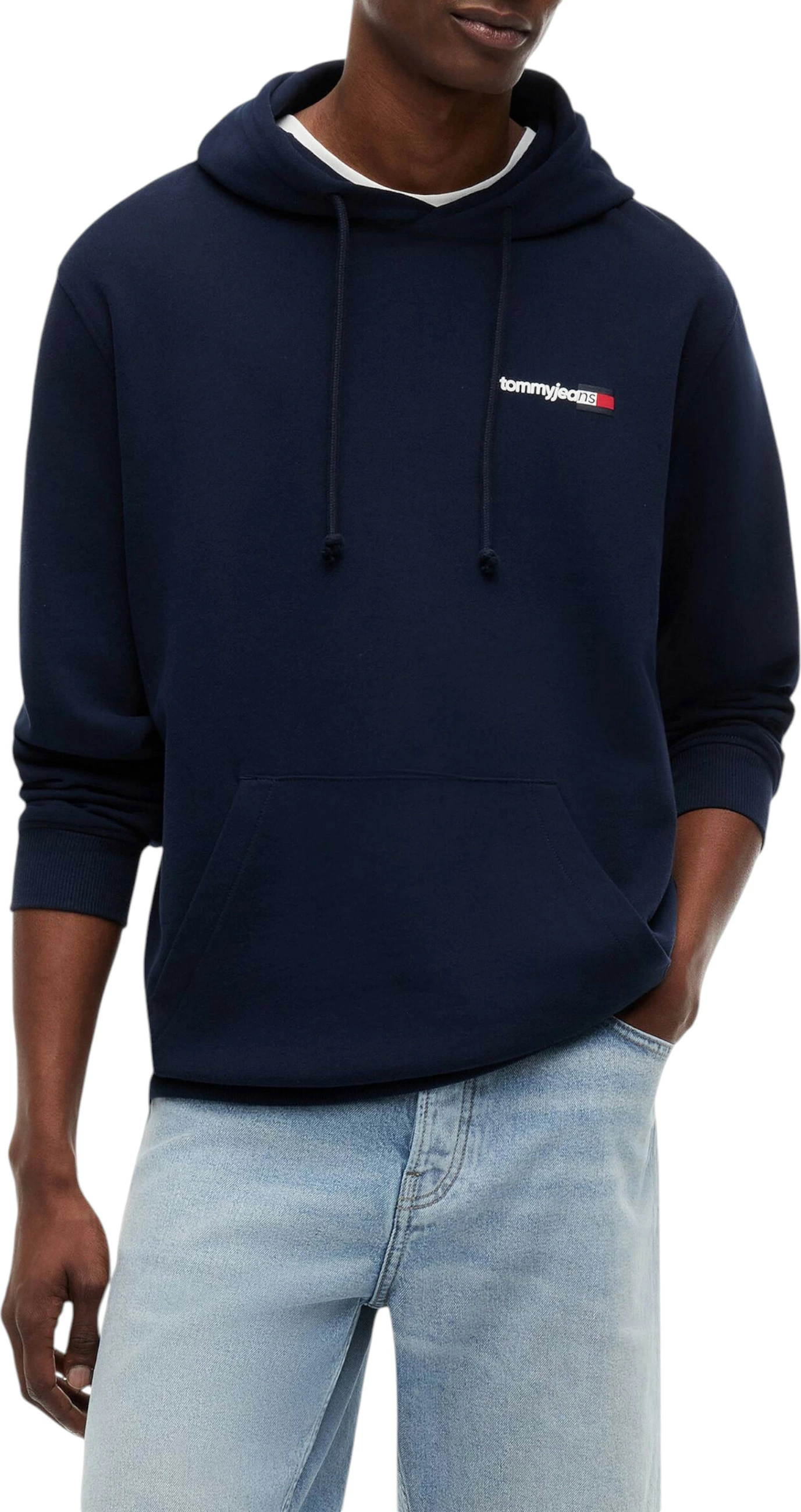 Duks me kapuç për meshkuj Tommy Hilfiger Jeans DM0DM23393, blu e errët