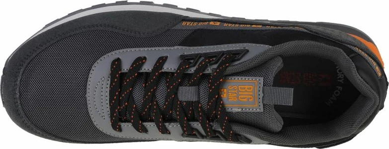 Këpucë për meshkuj Big Star, modeli LL174375, ngjyrë grafit