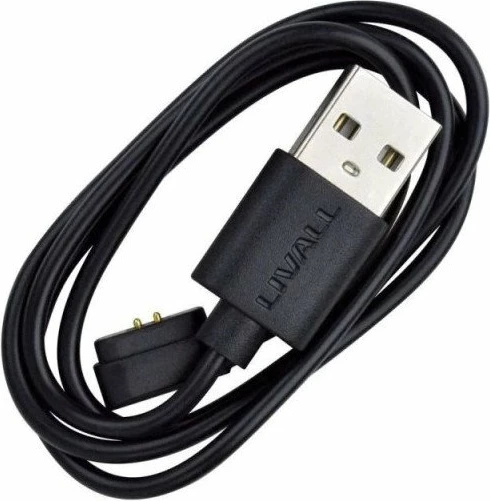 Kabllo USB-A magnetike Livall PW-010 1 m e zezë