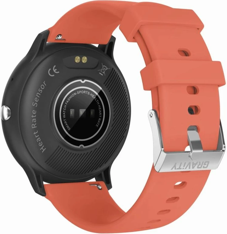 Smartwatch Gravity për meshkuj, e zezë