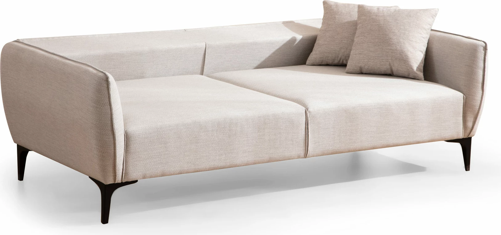 Divan treshe Atelier del Sofa, Belissimo, ngjyrë off white