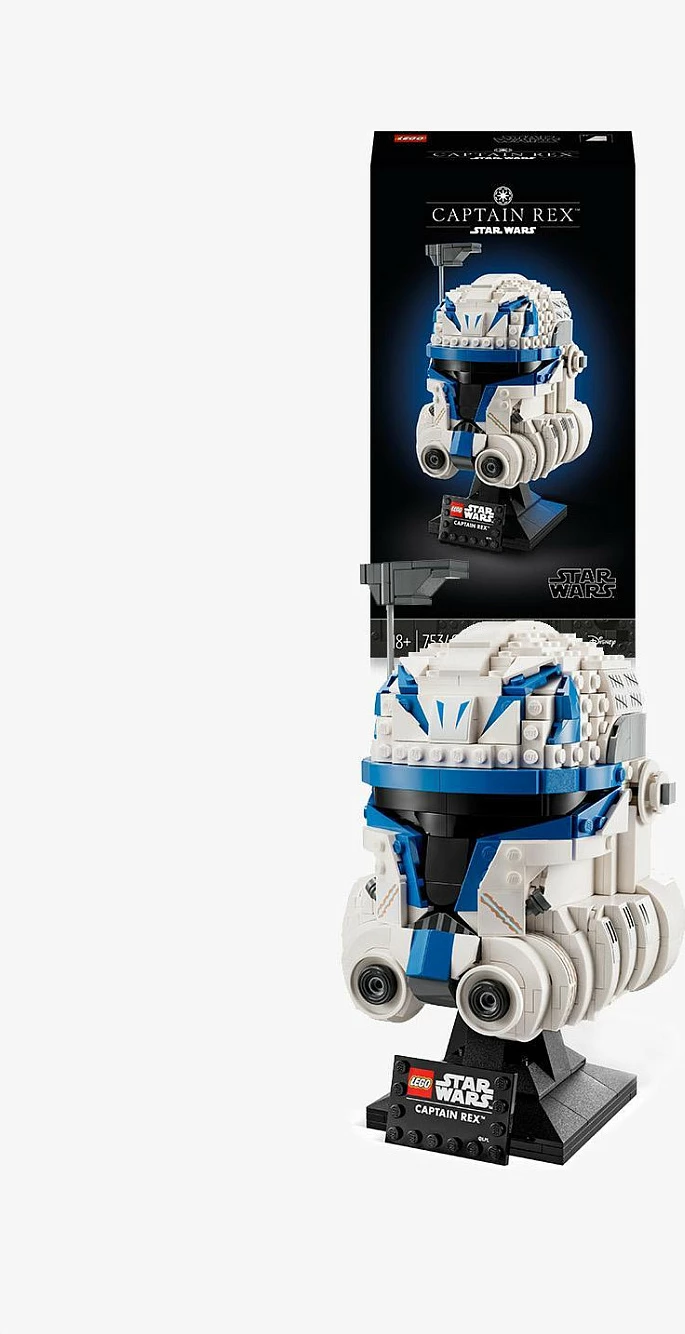 Set ndërtimi LEGO Star Wars Helmetë Captain Rex, 854 copë, shumëngjyrësh