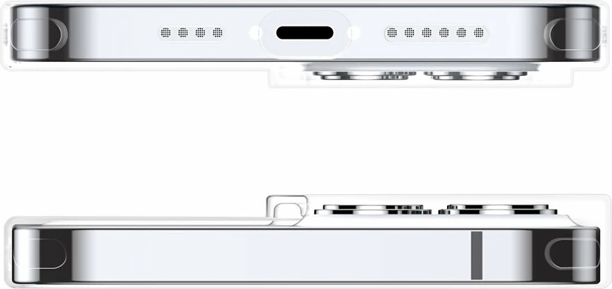 Mbështjellës Baseus Simple Series për iPhone 13 Pro Max, transparent