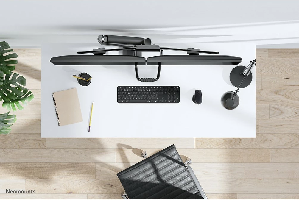 Krah monitori Neomounts DS75-450BL2, Clamp/Grommet, 8 kg, 17"-32", 100 x 100 mm, i zi