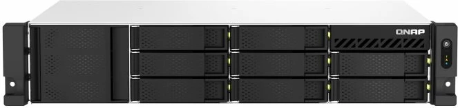 NAS server QNAP TS-873AeU-4G, 8-bay, 4GB RAM, 2x2.5GbE, 2U rack short-depth, i zi