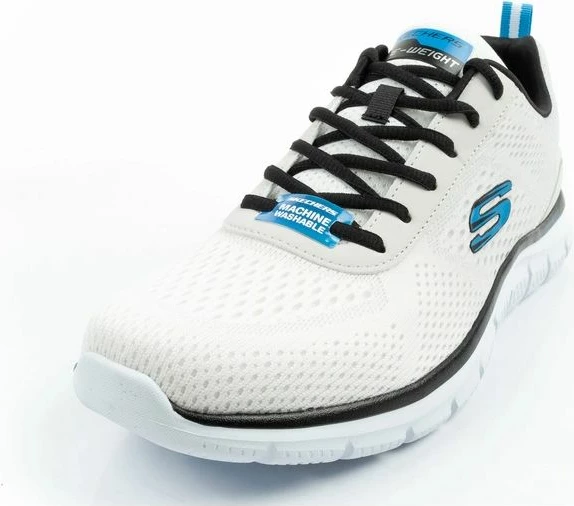 Atlete meshkuj Skechers Track Ripkent 232399/WBK, ecru