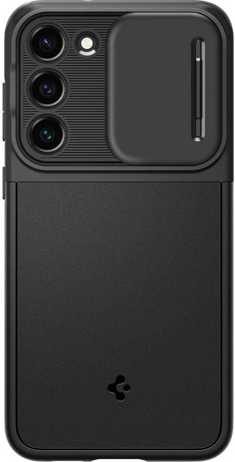 Mbështjellës Spigen Optik Armor për Samsung Galaxy S23, i zi