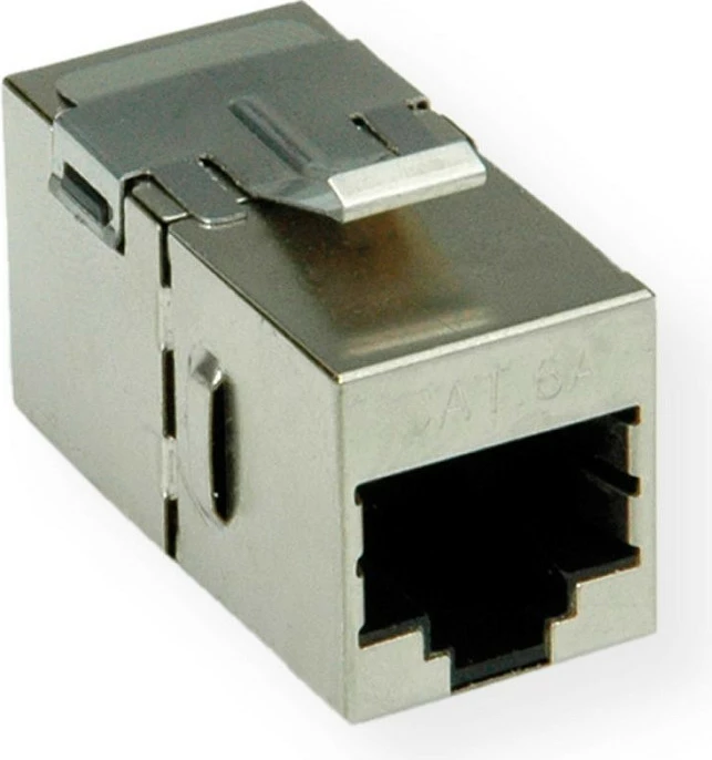 Konektor Keystone VALUE 21.99.3006 RJ-45, Cat6a, metal i mbrojtur, argjend