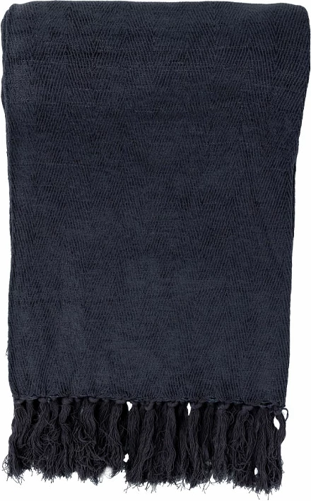 Mbulesë dekorative RASUL, material tekstili, gri, 130x170cm