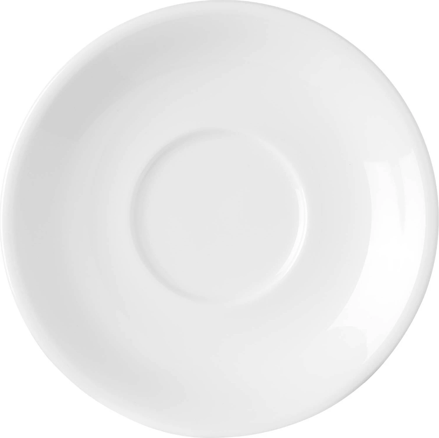 Nënfilxhan për cappuccino Fine Dine Pure Bianco 150 mm, i bardhë, set 8 copë