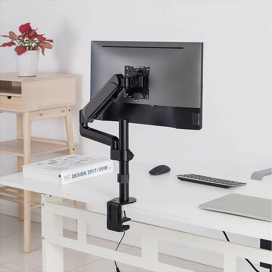 Krah monitori VALUE 17.99.1181, clamp tavoline, deri 32", VESA 100x100, 9 kg, i zi