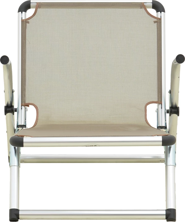 Karrige plazhi Plazo, alumin-textilene, ngjyrë bezhë, 55x70x59cm