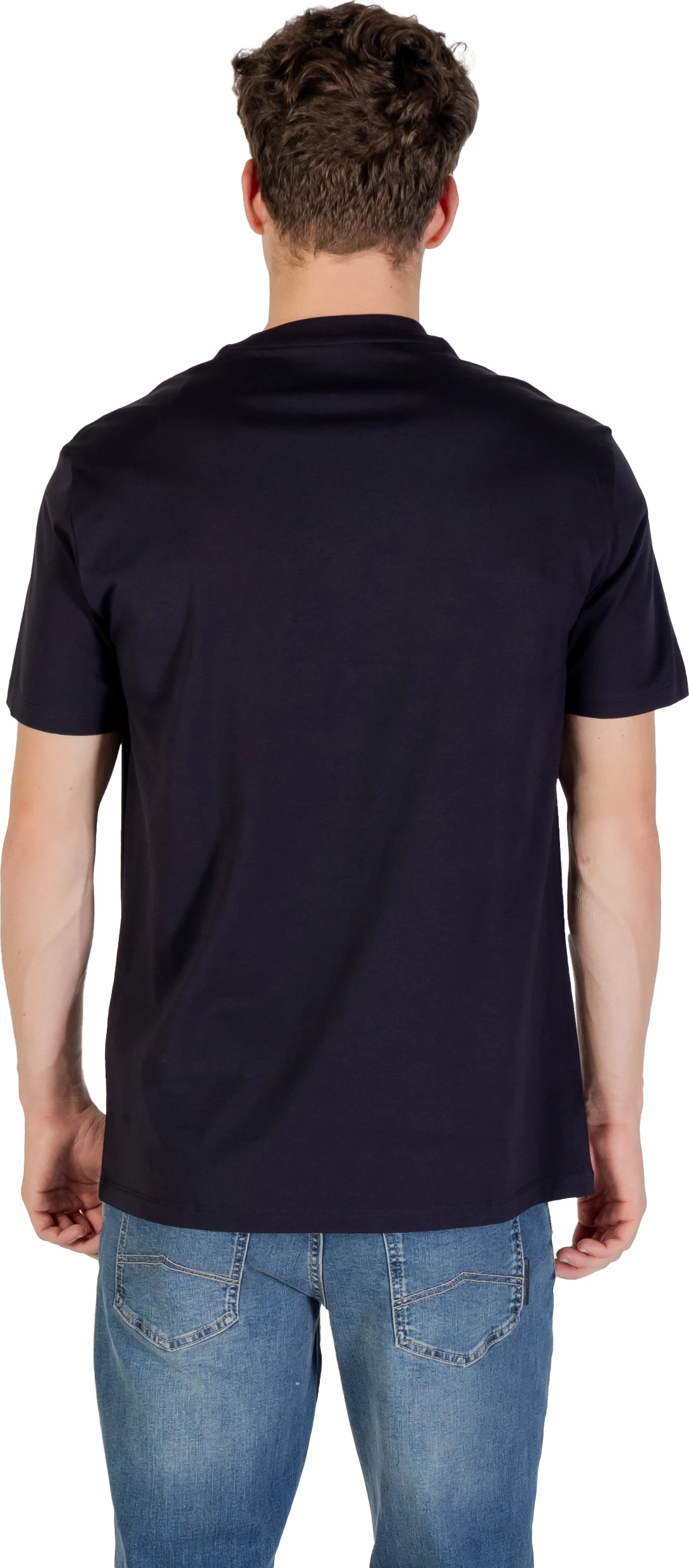 Maicë për meshkuj Armani Exchange XM001281 AF10361, blu e errët [Madhësia: XS]