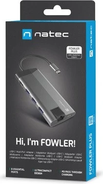 Adapter me shumë porte, Natec, Fowler Plus