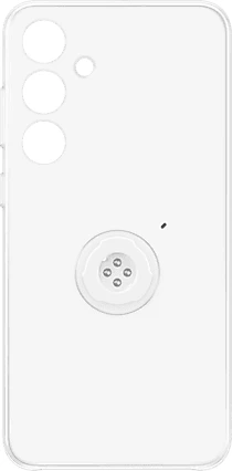 Mbështjellës origjinal Samsung Gadget Case EF-XS921CTE për Samsung Galaxy S24 5G, me grip dhe mbajtëse të palosshme, transparent