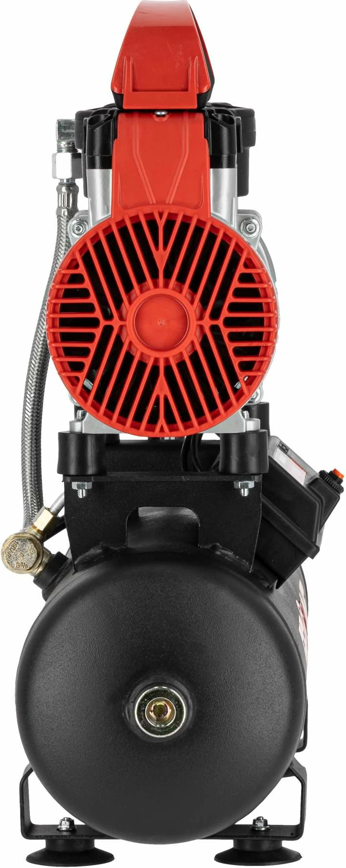 Kompresor ajri pa vaj PROLINE P200003, 9L, 750W/1HP, 8 bar, 167 L/min, kuqe/zezë